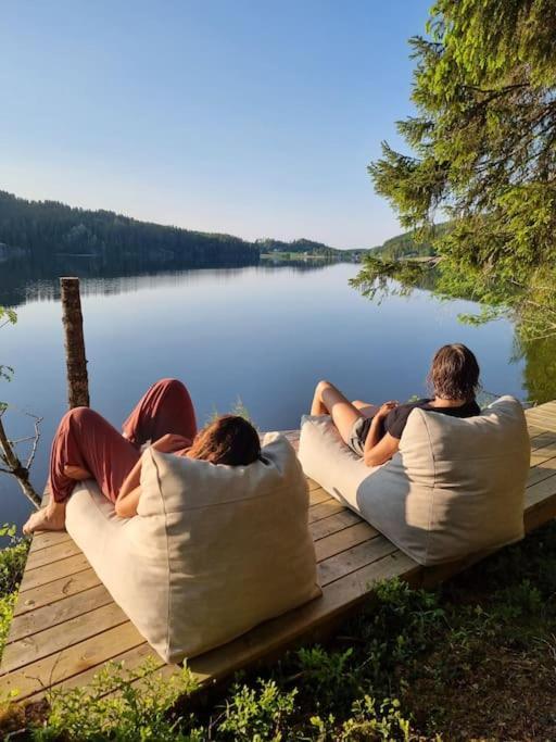 Treetop Ekne - Hytte I Skogen Med Hengebru Ξενοδοχείο Levanger Εξωτερικό φωτογραφία
