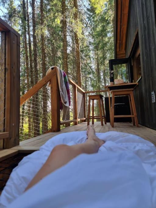 Treetop Ekne - Hytte I Skogen Med Hengebru Ξενοδοχείο Levanger Εξωτερικό φωτογραφία
