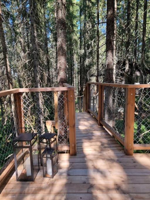 Treetop Ekne - Hytte I Skogen Med Hengebru Ξενοδοχείο Levanger Εξωτερικό φωτογραφία