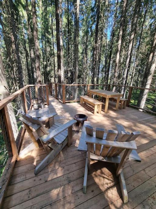 Treetop Ekne - Hytte I Skogen Med Hengebru Ξενοδοχείο Levanger Εξωτερικό φωτογραφία