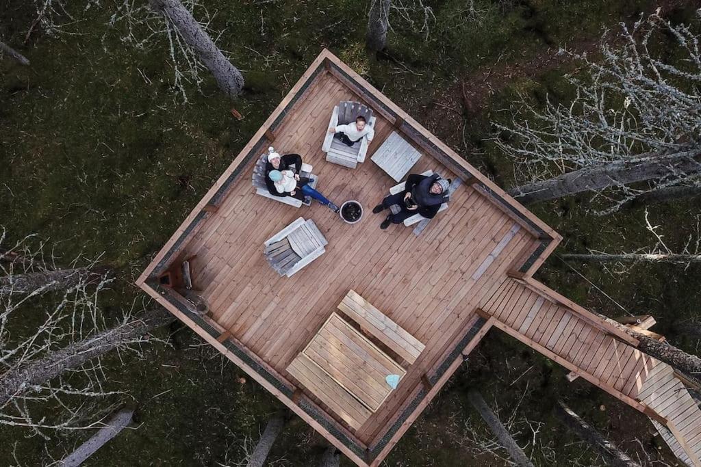 Treetop Ekne - Hytte I Skogen Med Hengebru Ξενοδοχείο Levanger Εξωτερικό φωτογραφία
